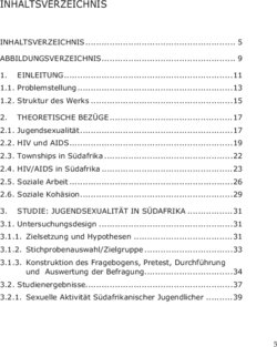 Inhaltsverzeichnis